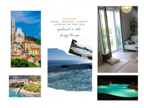Cluxury-Torre dei Saraceni BOUTIQUE APT BY THE SEA Beach, Pool,Private Jacuzzi, Parking Cervo